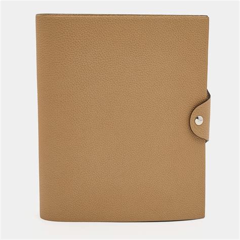 hermes ulysse notebook|Hermes leather trifold notebook mm.